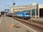 Der Kyoto-Taurus 1016 023-2 fuhr am 25.6.2008 mit dem OIC 744  100 Jahre Magischer Klub Wien  von Wien West nach Salzburg.